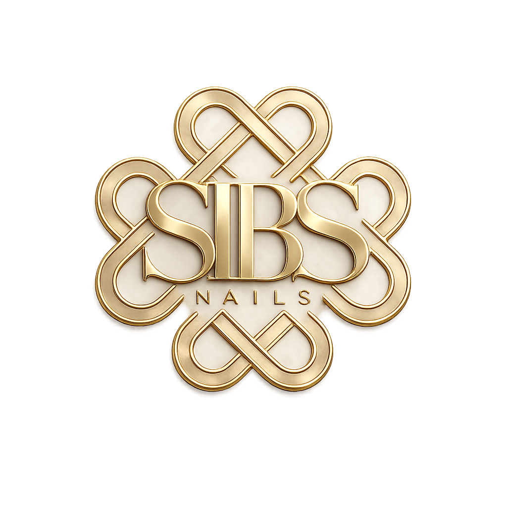 Sibs Nails gold emblem